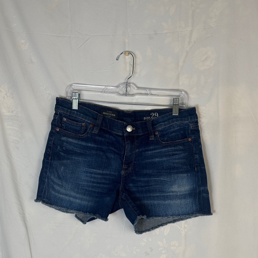 J. Crew Dark Blue Jean Shorts